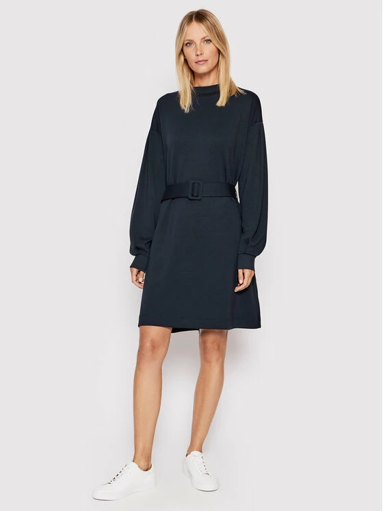 JOOP! Γυναίκες Καθημερινά Φορέματα Φόρεμα καθημερινό 58 Je223Je178 30032567 Σκούρο μπλε Relaxed Fit 4 JOOP! Γυναίκες Καθημερινά Φορέματα Φόρεμα καθημερινό 58 Je223Je178 30032567 Σκούρο μπλε Relaxed Fit - Image 2