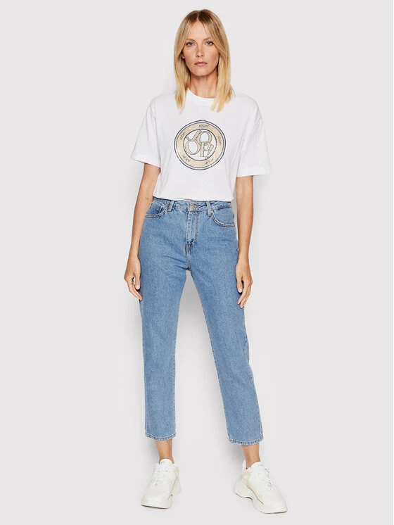 JOOP! Γυναίκες T-shirts T-Shirt 58 Jw223Je224 30034669 Λευκό Relaxed Fit 4 JOOP! Γυναίκες T-shirts T-Shirt 58 Jw223Je224 30034669 Λευκό Relaxed Fit - Image 2