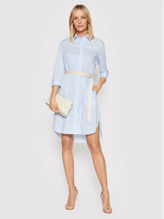 JOOP! Γυναίκες Φορέματα σε Στυλ Πουκάμισο & Σεμιζιέ Φόρεμα πουκάμισο 58 JW222D117 30031765 Μπλε Regular Fit 4 JOOP! Γυναίκες Φορέματα σε Στυλ Πουκάμισο & Σεμιζιέ Φόρεμα πουκάμισο 58 JW222D117 30031765 Μπλε Regular Fit - Image 2