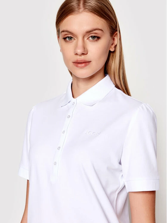 JOOP! Γυναίκες Μπλούζες Polo Polo 58 JW222JE130 30031726 Λευκό Regular Fit 6 JOOP! Γυναίκες Μπλούζες Polo Polo 58 JW222JE130 30031726 Λευκό Regular Fit - Image 4