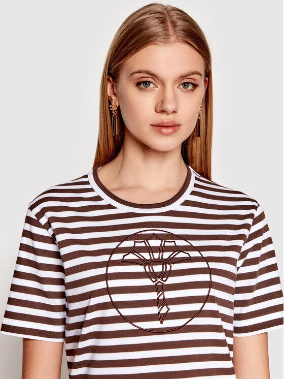 JOOP! Γυναίκες T-shirts T-Shirt 58 JW222JE119 30031688 Καφέ Regular Fit 6 JOOP! Γυναίκες T-shirts T-Shirt 58 JW222JE119 30031688 Καφέ Regular Fit - Image 4