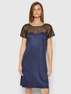 JOOP! Γυναίκες Νυχτικά & Μεσοφόρια Νυχτικό 642064 Σκούρο μπλε Regular Fit