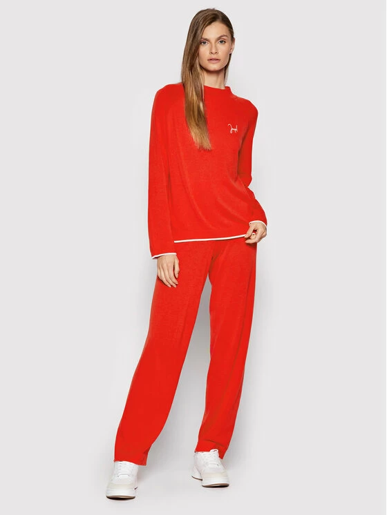 JOOP! Γυναίκες Παντελόνια Φόρμας Παντελόνι φόρμας 644062 Κόκκινο Regular Fit 4 JOOP! Γυναίκες Παντελόνια Φόρμας Παντελόνι φόρμας 644062 Κόκκινο Regular Fit - Image 2