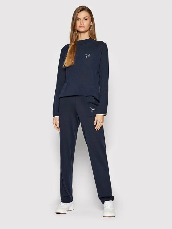 JOOP! Γυναίκες Παντελόνια Φόρμας Παντελόνι φόρμας 644062 Σκούρο μπλε Regular Fit 4 JOOP! Γυναίκες Παντελόνια Φόρμας Παντελόνι φόρμας 644062 Σκούρο μπλε Regular Fit - Image 2